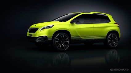 Nuova Peugeot 2008 Concept: presentazione al Salone di Parigi 2012